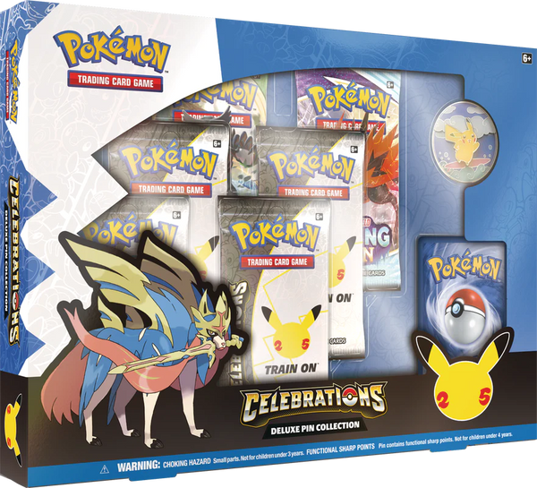 Pokemon Celebrations Deluxe Pin Collection Zacian